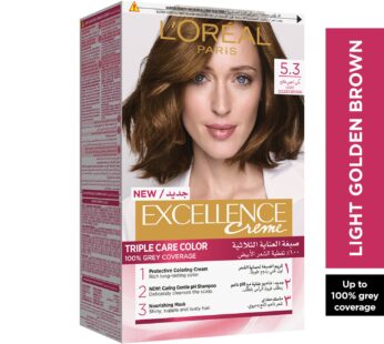 L’Oreal Paris Excellence Creme Color 5.3 Golden Light Brown 1 pkt