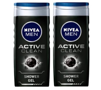 Nivea Men Active Clean Shower Gel Value Pack 2 x 250 ml