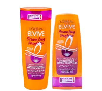 L’Oreal Paris Elvive Dream Long Straight Keratin Shampoo 400 ml + Conditioner 360 ml