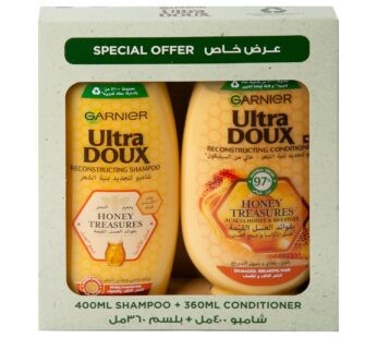 Garnier Ultra Doux Honey Treasures Shampoo 400 ml + Conditioner 360 ml