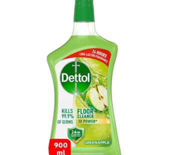 Dettol Power Floor Cleaner Green Apple Scent 900 ml