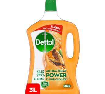 Dettol Antibacterial Power Floor Cleaner Oud Scent 3 Litres
