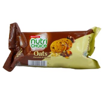 Britannia Nutri Choice Oats Chocolate And Almond Cookies 75 g