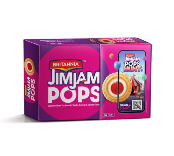 Britannia Jim Jam Pops Vanilla Value Pack 6 x 70 g