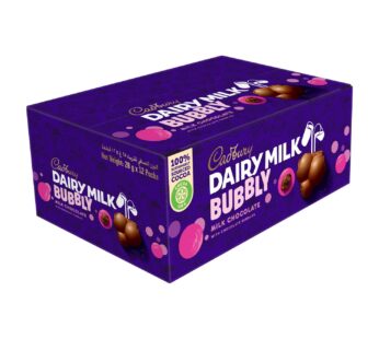 Cadbury Dairy Milk Bubbly Chocolate Bar 12 x 28 g
