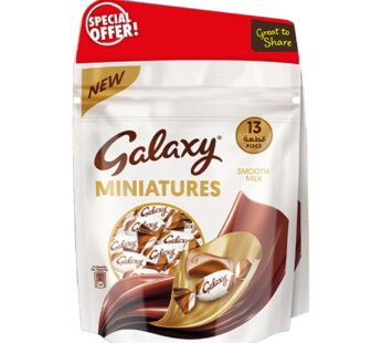 Galaxy Miniatures Smooth Milk Value Pack 2 x 117 g