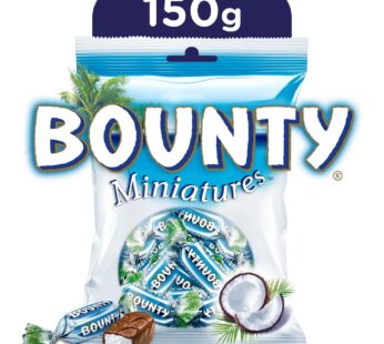 Bounty Miniatures Milk Chocolate Bars 150 g
