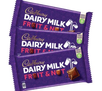 Dairy Milk Fruit and Nut Chocolate Assorted 3 x 100 g