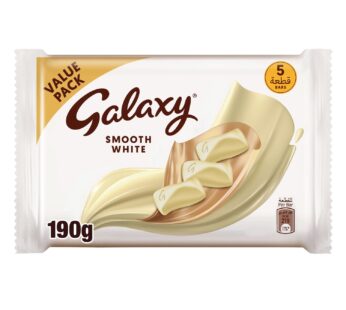 Galaxy Chocolate Multipacks White Chocolate Bars 5 x 38 g
