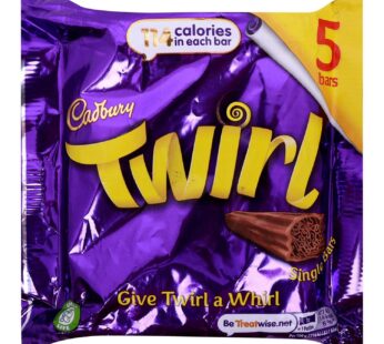 Cadbury Twirl Single Bars 5 x 21.5 g