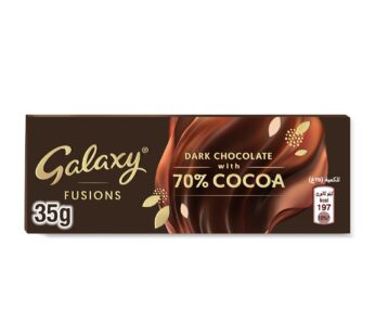 Galaxy Fusions Dark Chocolate With 70% Cocoa 35 g