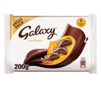 Galaxy Chocolate Multipacks Caramel Chocolate Bars 5 x 40 g