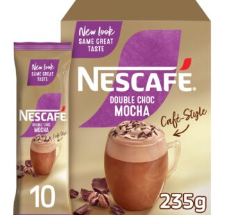 Nescafe Double Choco Mocha Coffee Mix 10 x 23.5 g