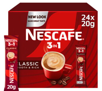 Nescafe 3in1 Classic Instant Coffee 24 x 20 g