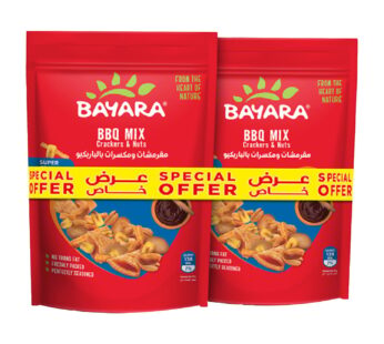 Bayara BBQ Mix Crackers & Nuts Value Pack 2 x 125 g