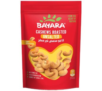 Bayara Unsalted Roasted Cashews 150 g