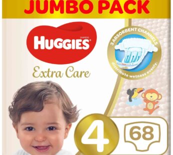 Huggies Extra Care Size 4 8 -14 kg Jumbo Pack 68 pcs