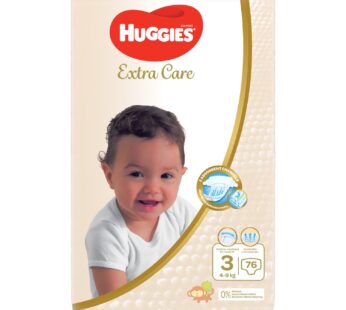 Huggies Diaper Extra Care Size 3 4-9 kg Value Pack 76 pcs