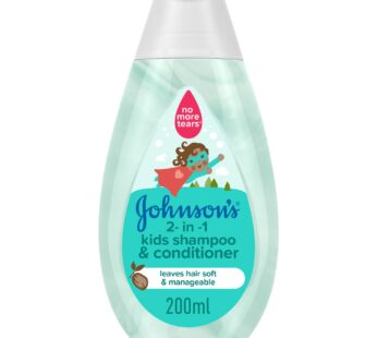 Johnson’s 2-in-1 Kids Shampoo & Conditioner 200 ml