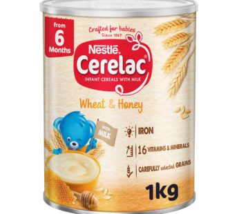 Nestle Cerelac Infant Cereals with Iron + Wheat & Honey From 6 Months 1 kg