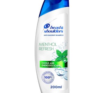 Head & Shoulders Menthol Refresh Anti-Dandruff Shampoo for Itchy Scalp 200 ml