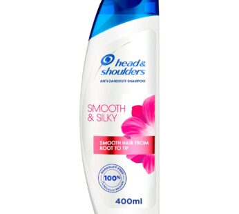 Head & Shoulders Smooth & Silky Anti-Dandruff Shampoo for Dry and Frizzy Hair 400 ml