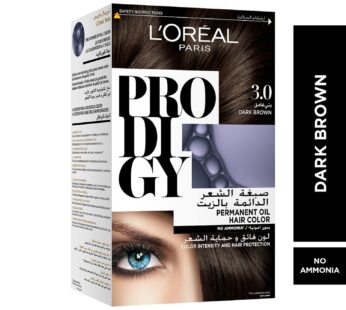 L’Oreal Paris Prodigy Hair Color 3.0 Dark Brown 1 pkt