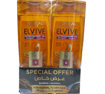L’Oreal Paris Elvive Extraordinary Oil Shampoo 2 x 400 ml