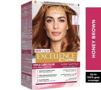L’Oreal Paris Excellence Creme Color 7.7 Honey Brown 1 pkt