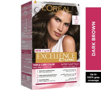 L’Oreal Paris Excellence Creme Color 3.0 Brown Black 1 pkt