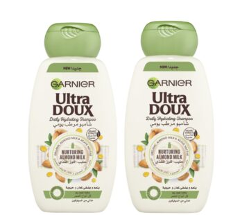 Garnier Ultra Doux Nurturing Almond Milk Shampoo Value Pack 2 x 400 ml