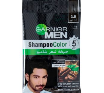 Garnier Men Shampoo Color 3.0 Black Brown 1 pkt